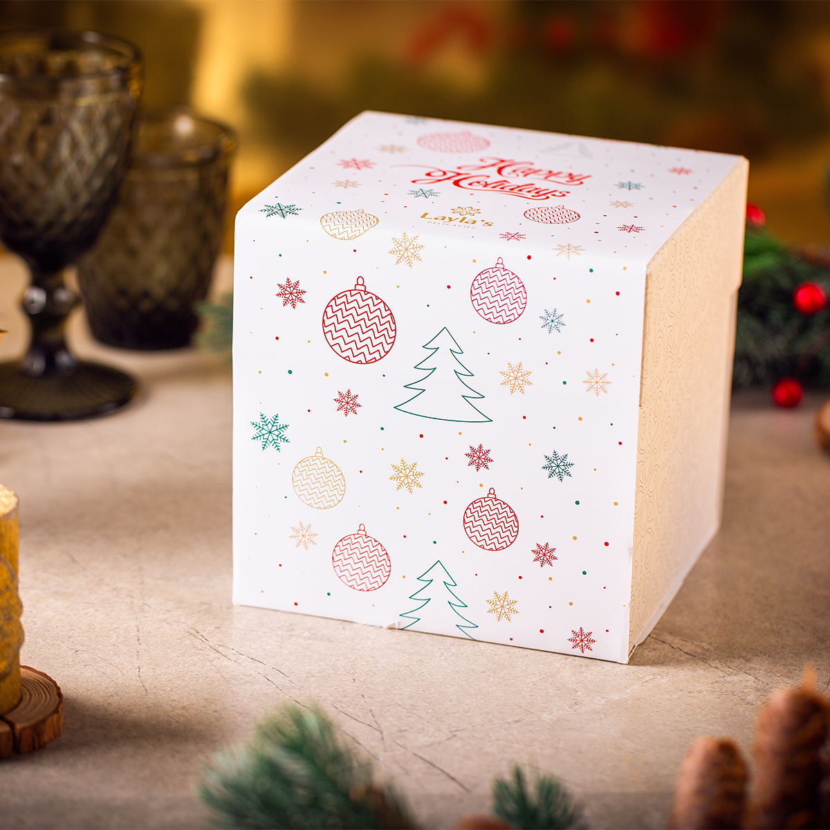 Happy Holidays Gift Box, 46 pc.