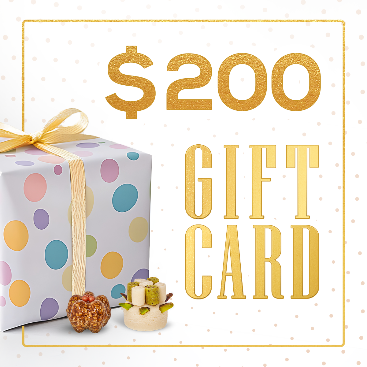 Layla's Delicacies $200 gift card redeemable on all products in the online store