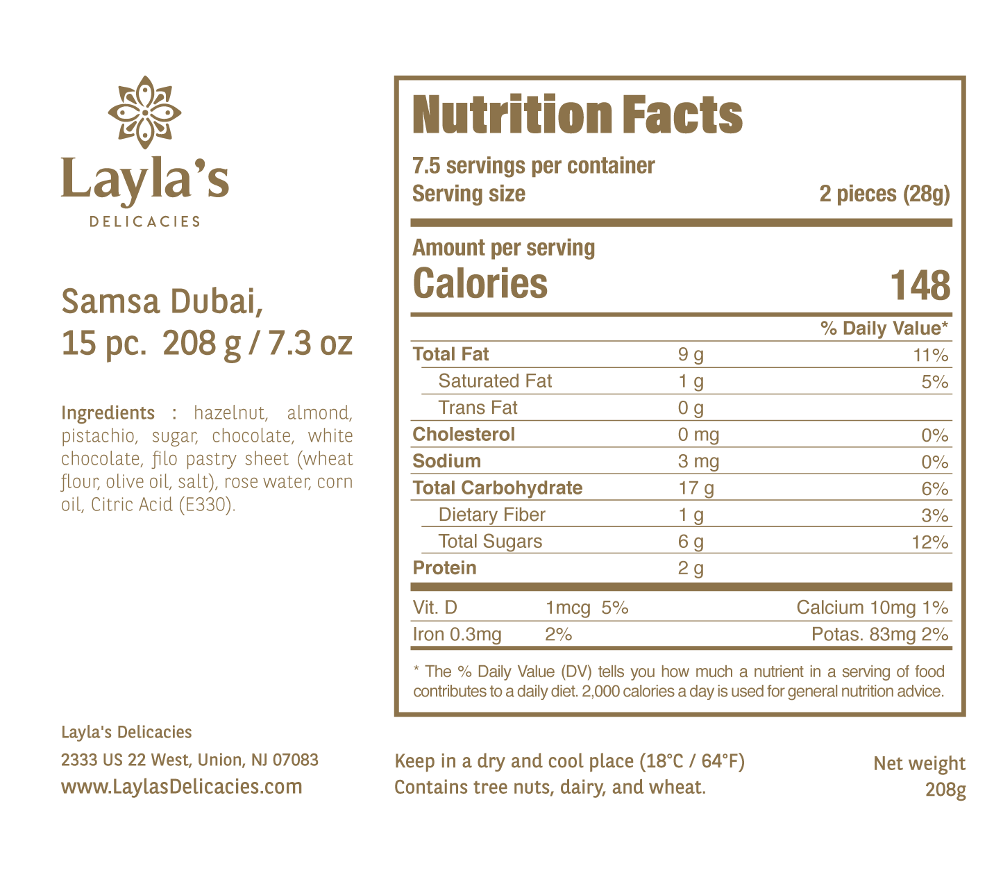 Limited Edition - Samsa Dubai, 15pc.