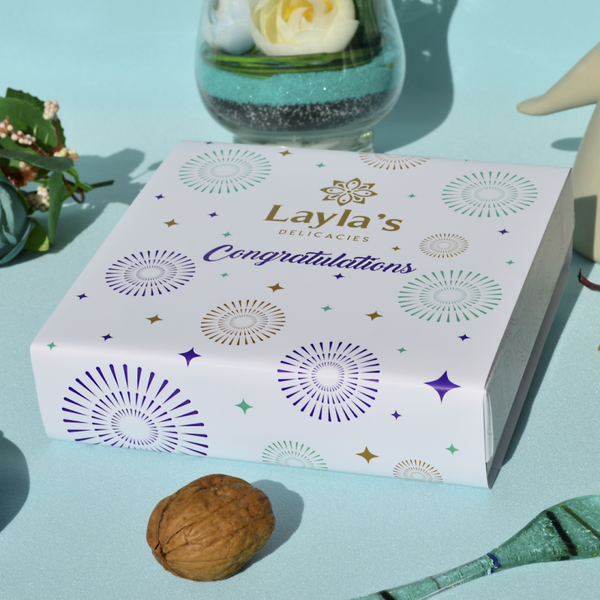 Congrats Gift Box, 14 pc. - Layla's Delicacies