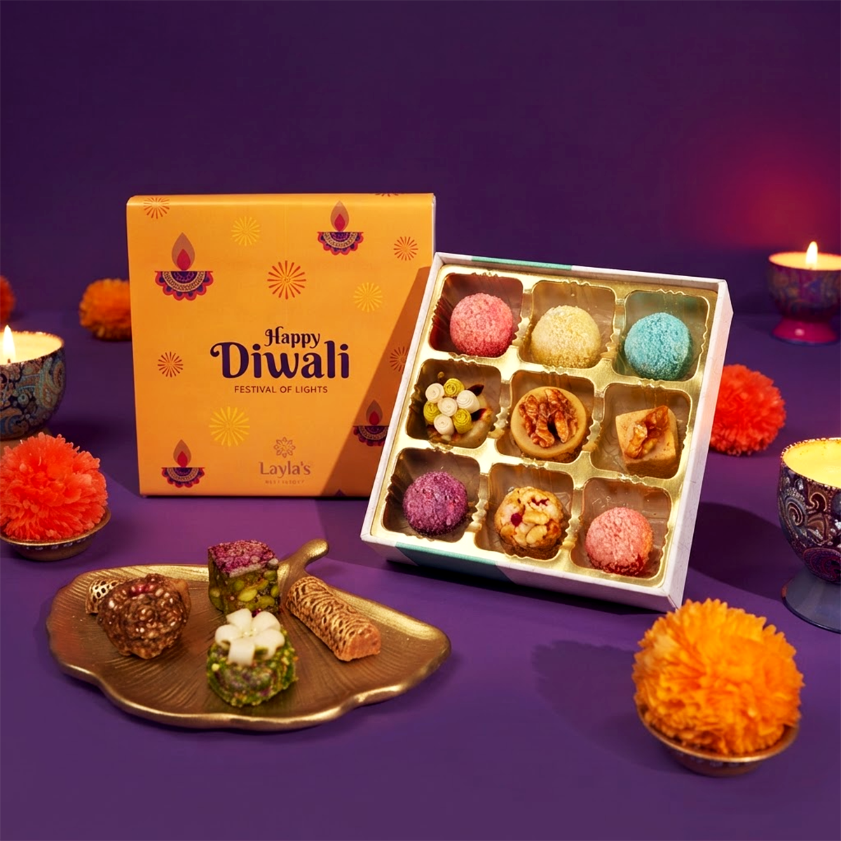 Diwali Gift Box, 9 pc.