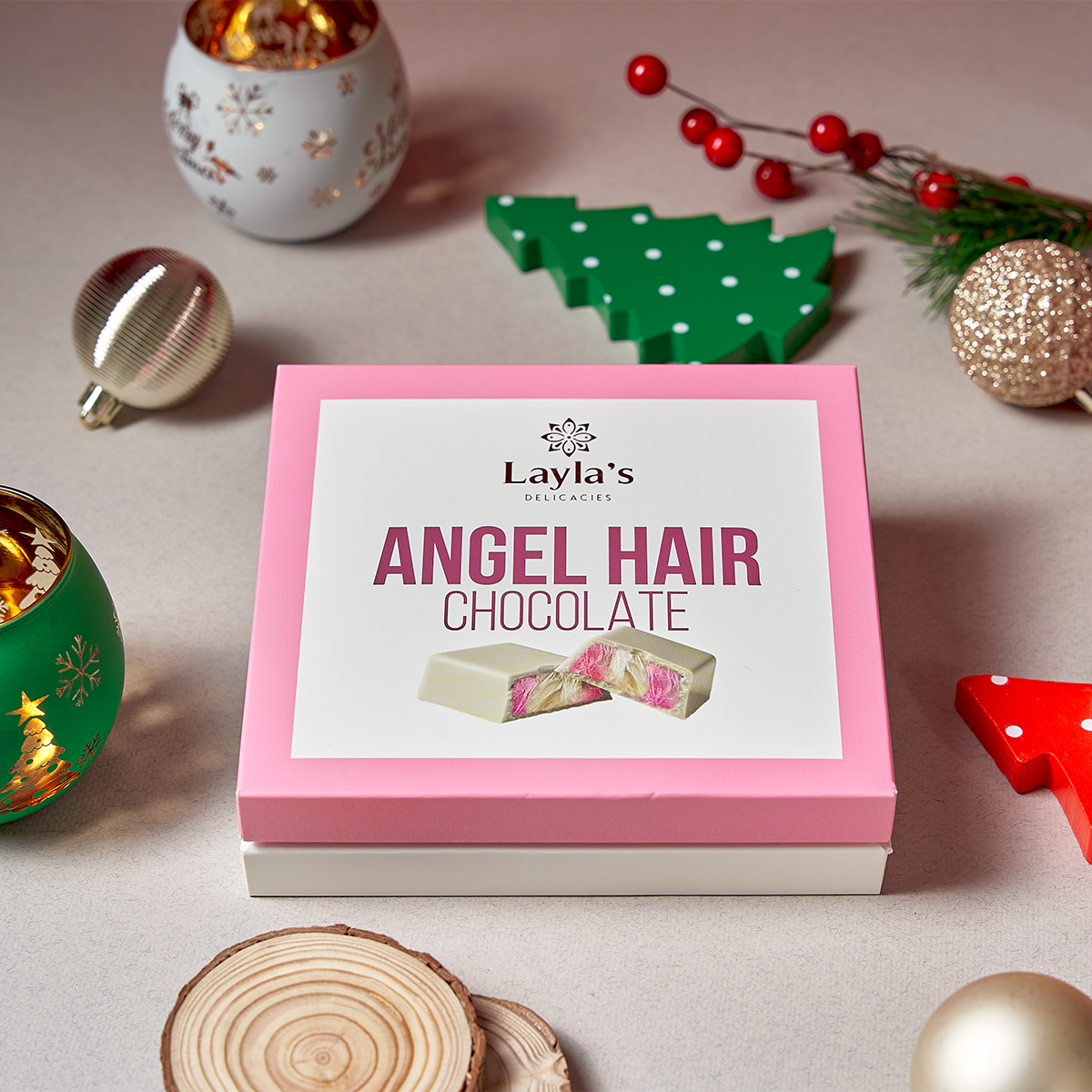 Angel Hair Chocolate Box, 6 pc.