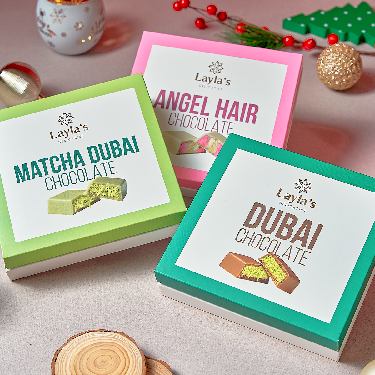 Dubai Chocolate Trio, 18 pc.