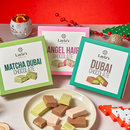Dubai Chocolate Trio, 18 pc.