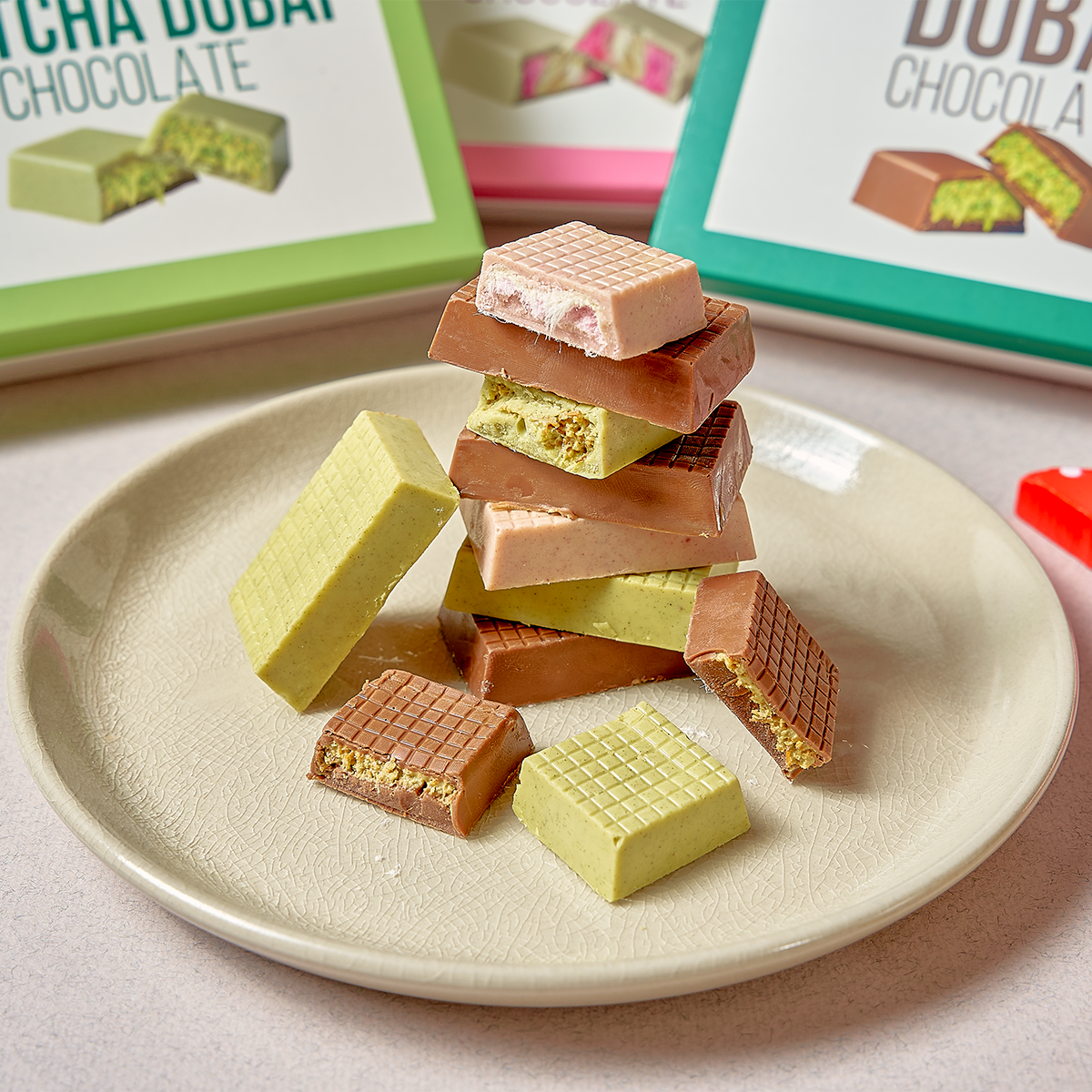Dubai Chocolate Trio, 18 pc.