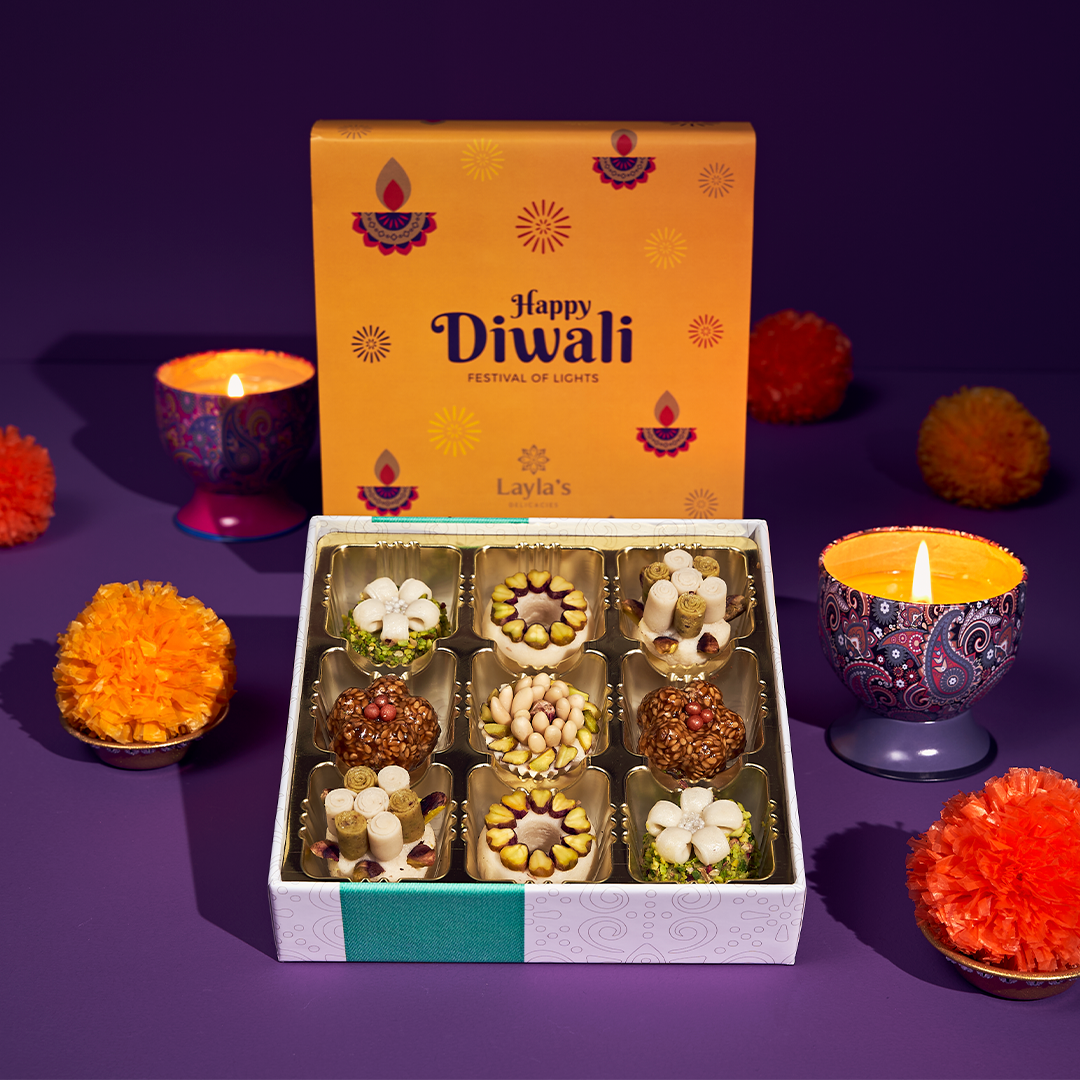 Diwali Gift Box, 9 pc.