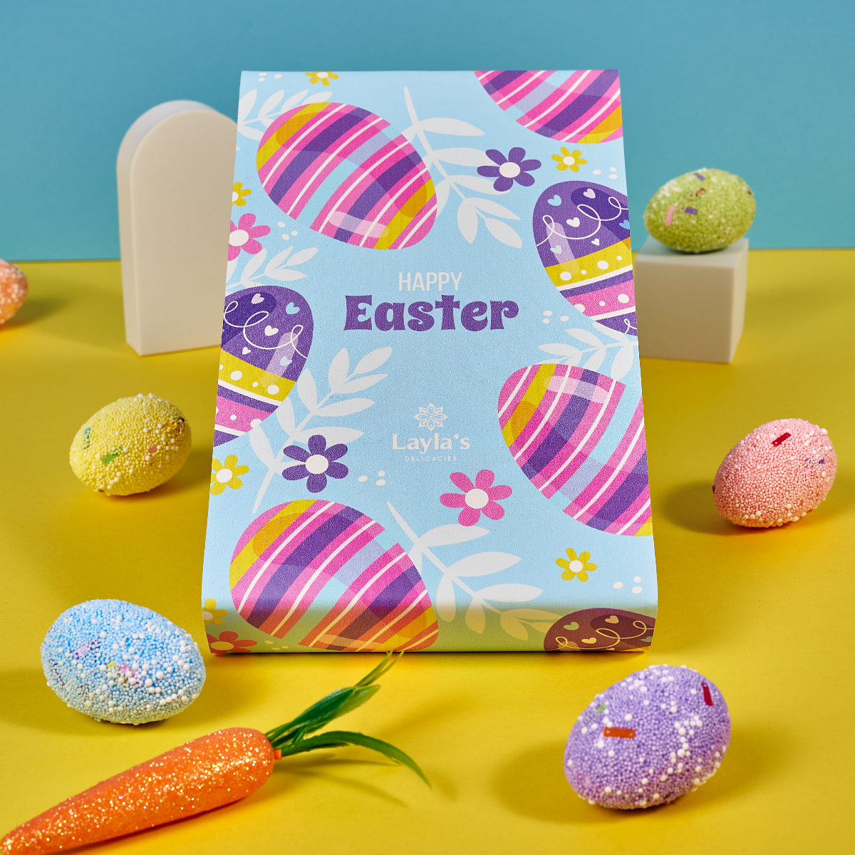 happy easter gift box easter sleeve