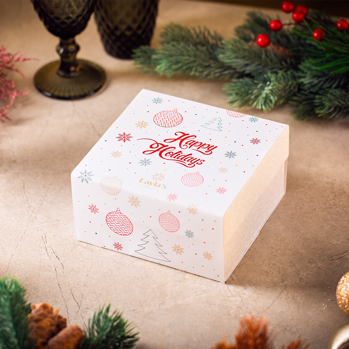 Happy Holidays Gift Box, 23 pc.