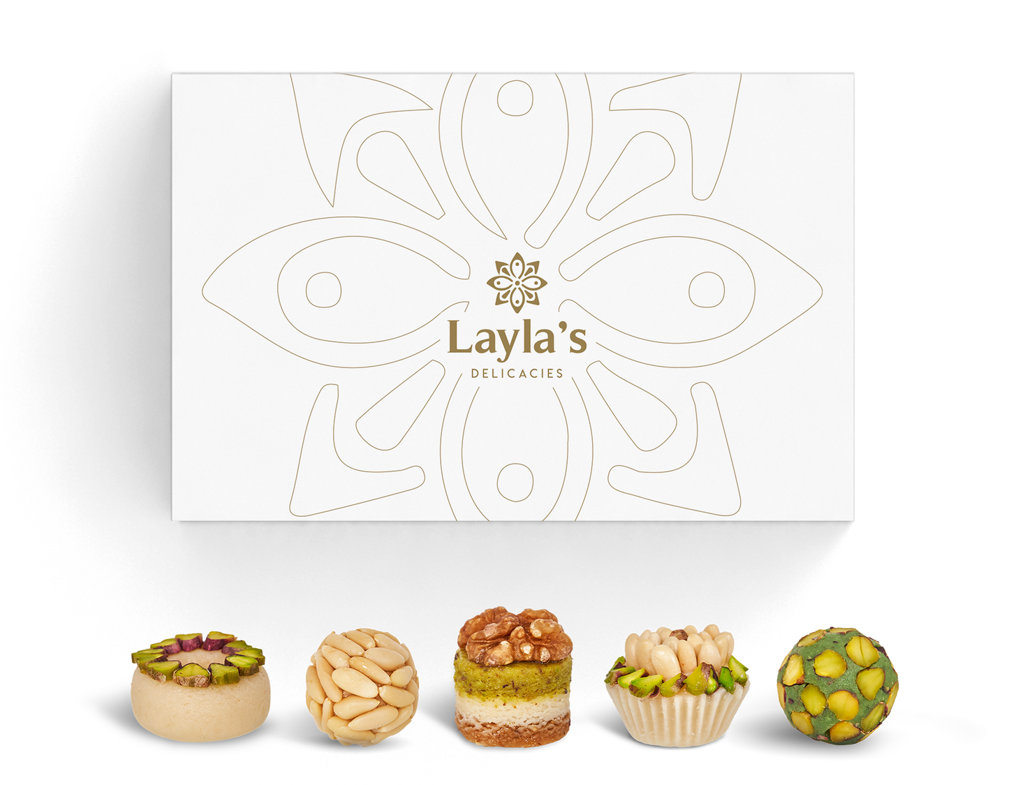 Wedding Favor Box. Set of 5