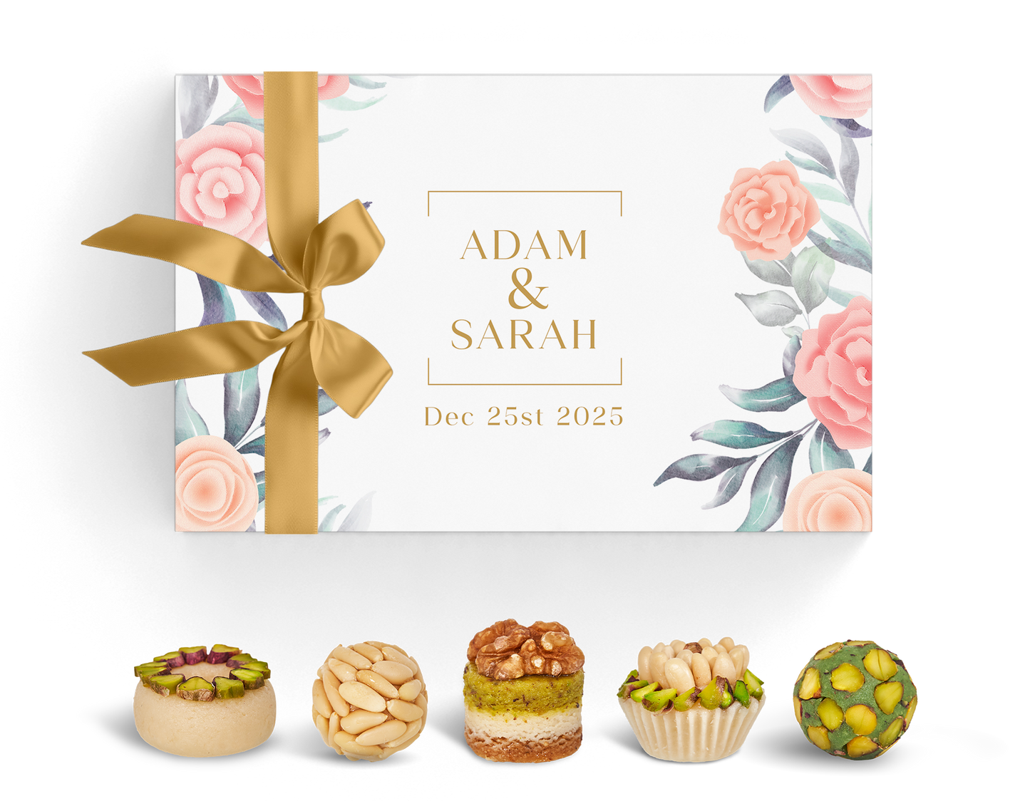 Wedding Favor Box. Set of 5