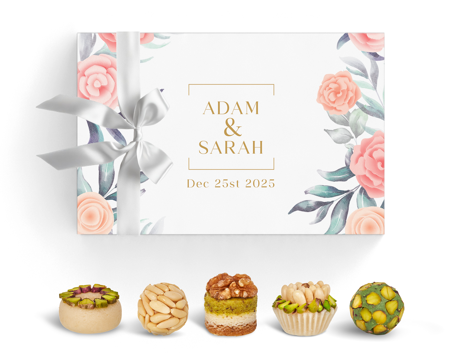 Wedding Favor Box. Set of 5