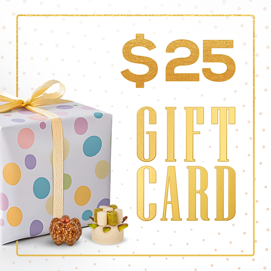 Layla's Delicacies $25 gift card redeemable on all products in the online store