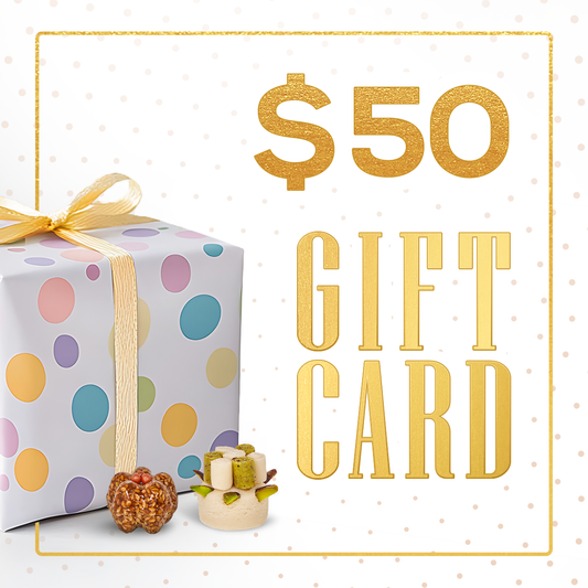 Layla's Delicacies $50 gift card redeemable on all products in the online store