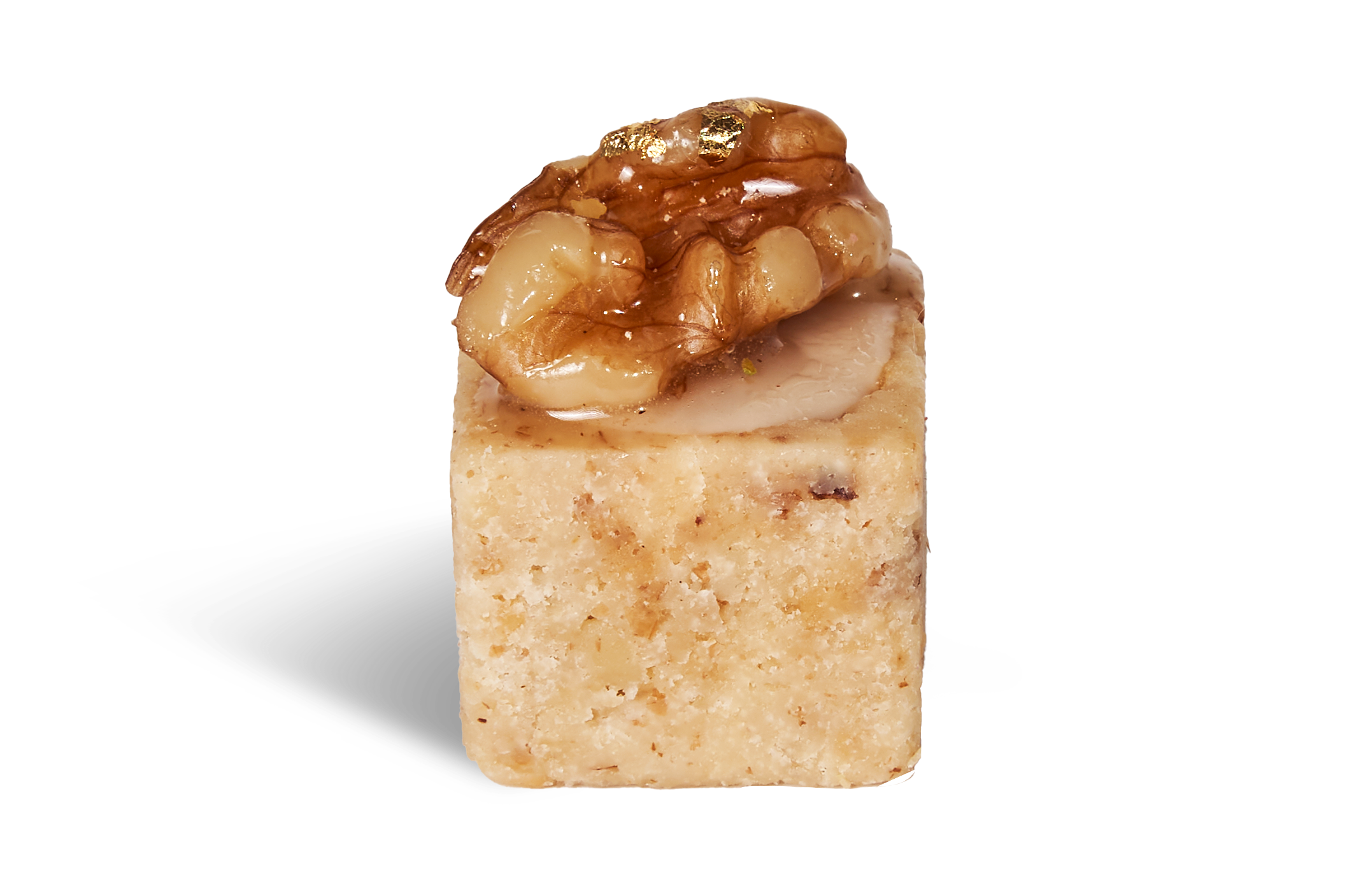 Walnut Caramel Petit Four