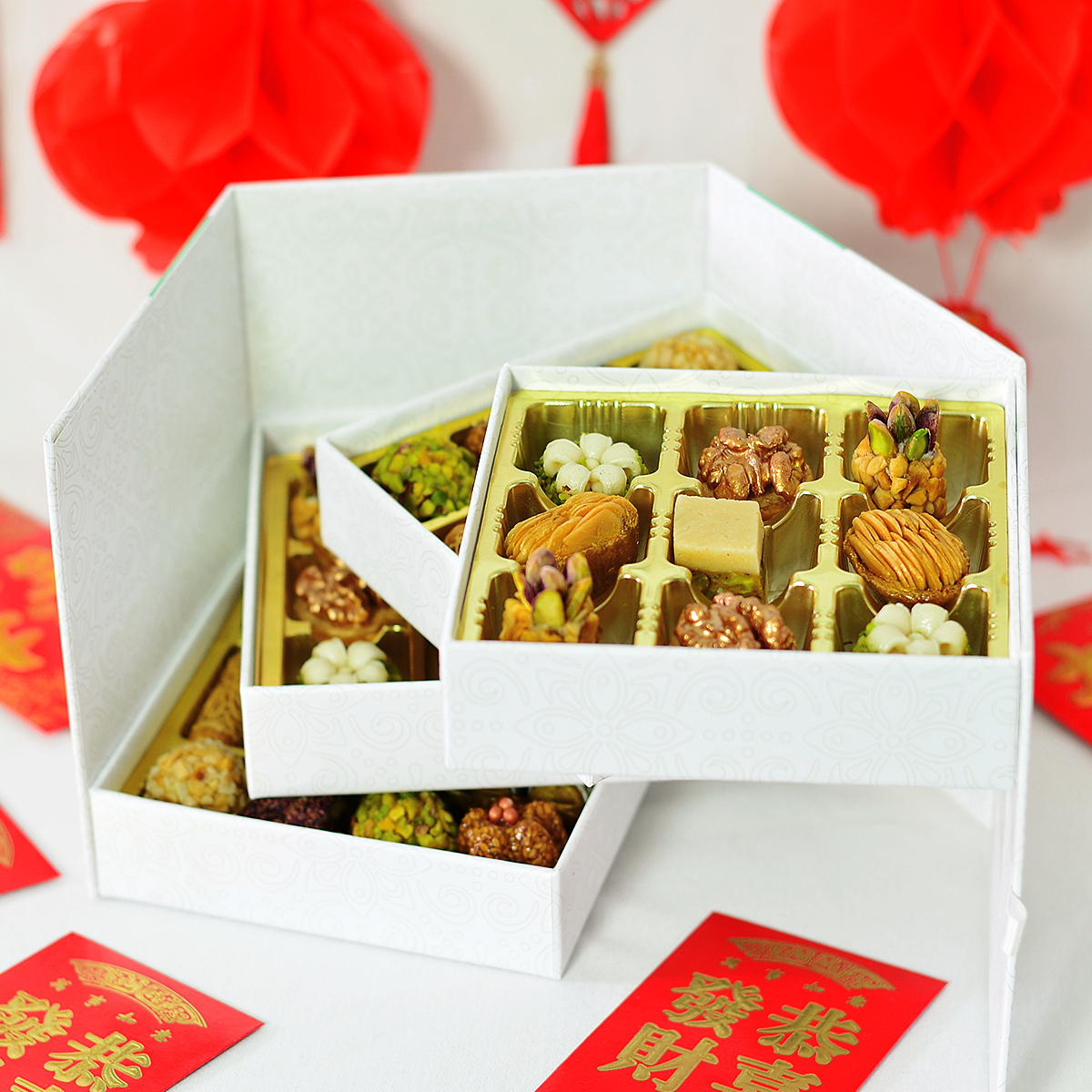 Lunar New Year Gift Box, 46 pc. - Layla's Delicacies